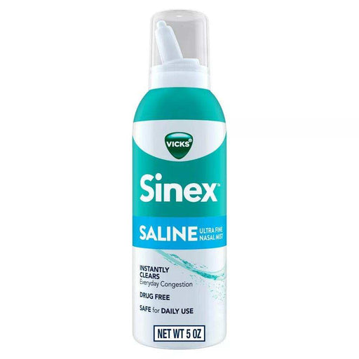 Vicks Sinex Saline Nasal Spray Ultra Fine Mist - 5oz - Elvoros
