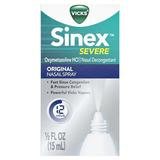 Vicks Sinex Severe Nasal Spray 0.50 oz - Elvoros