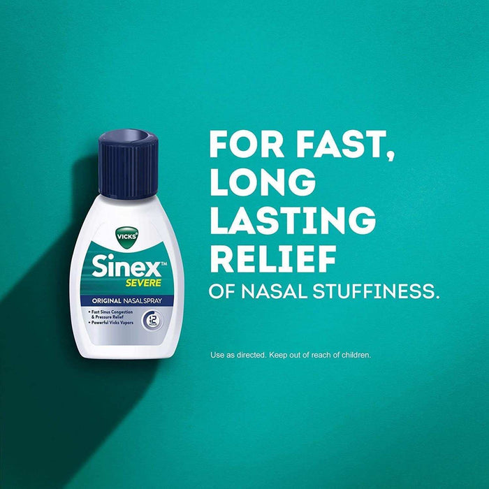 Vicks Sinex Severe Nasal Spray 0.50 oz - Elvoros