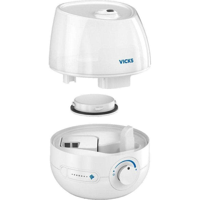 Vicks Top Fill 0.5 gallon Ultrasonic Cool Mist Humidifier - White - Elvoros