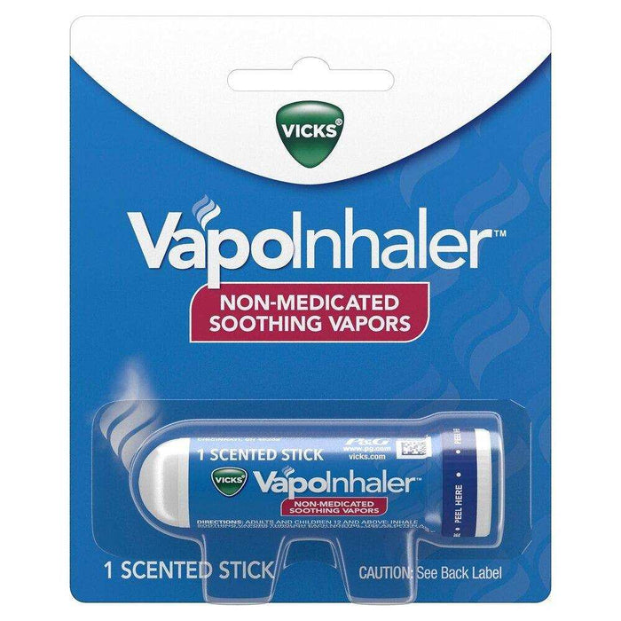 Vicks VapoInhaler Portable Nasal Inhaler, Non-Medicated - Elvoros