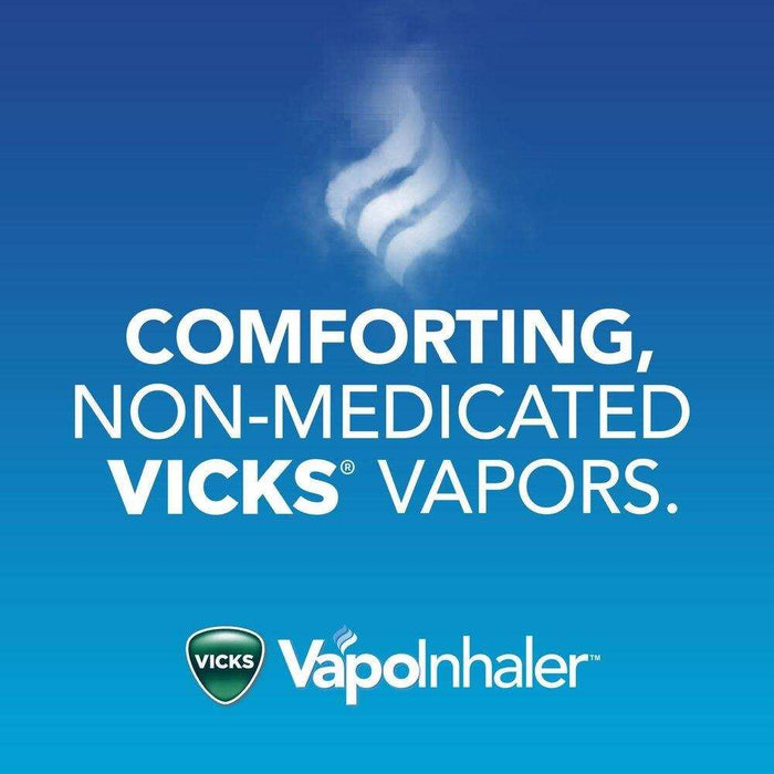 Vicks VapoInhaler Portable Nasal Inhaler, Non-Medicated - Elvoros