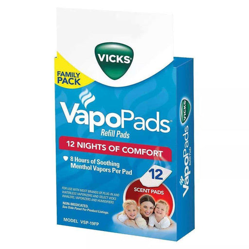 Vicks VapoPads Refill - Soothing Menthol - 12ct - Elvoros