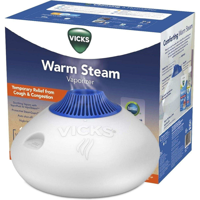 Vicks Warm Steam Vaporizer, Small to Medium Rooms - 1.5 Gallon Tank - Elvoros