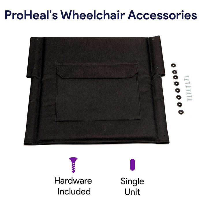 ProHeal Vinyl Wheelchair Backrest Replacement - Elvoros