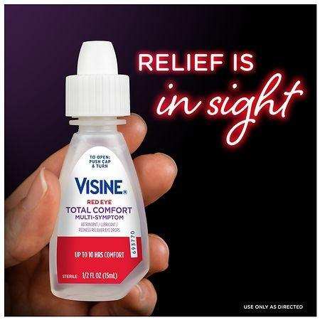 Visine Red Eye Total Comfort Multi-Symptom Eye Drops - .5 fl oz. - Elvoros