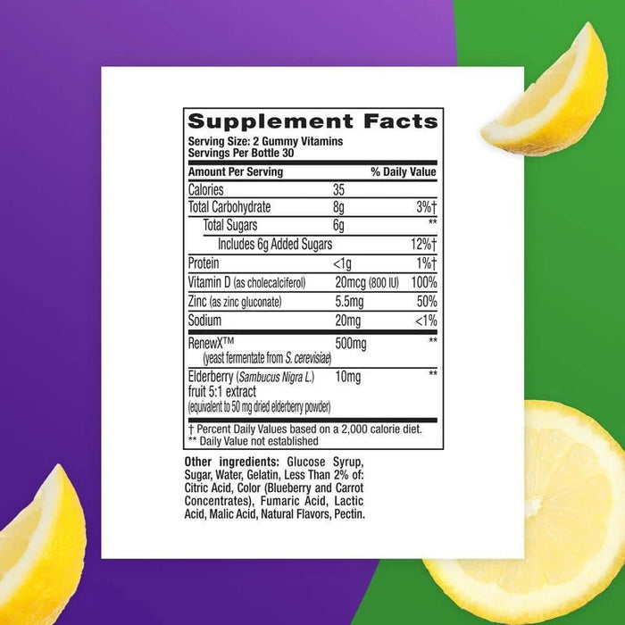 Vitafusion Triple Immune Power Gummy Vitamin Berry Citrus