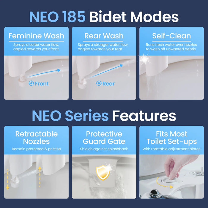 LUXE Bidet NEO 185 Toilet Bidet