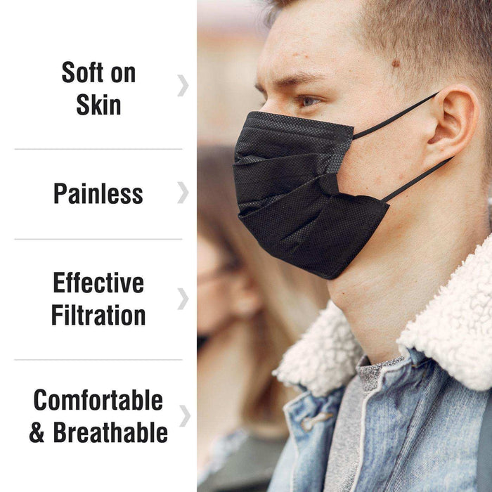 WeCare Black Masks - Elvoros