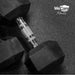 Wecare Fitness Chrome Dumbbells 20Lb - Black - Elvoros