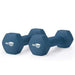 WeCare Fitness Hex Dumbbells Set of 2 - Blue - Elvoros