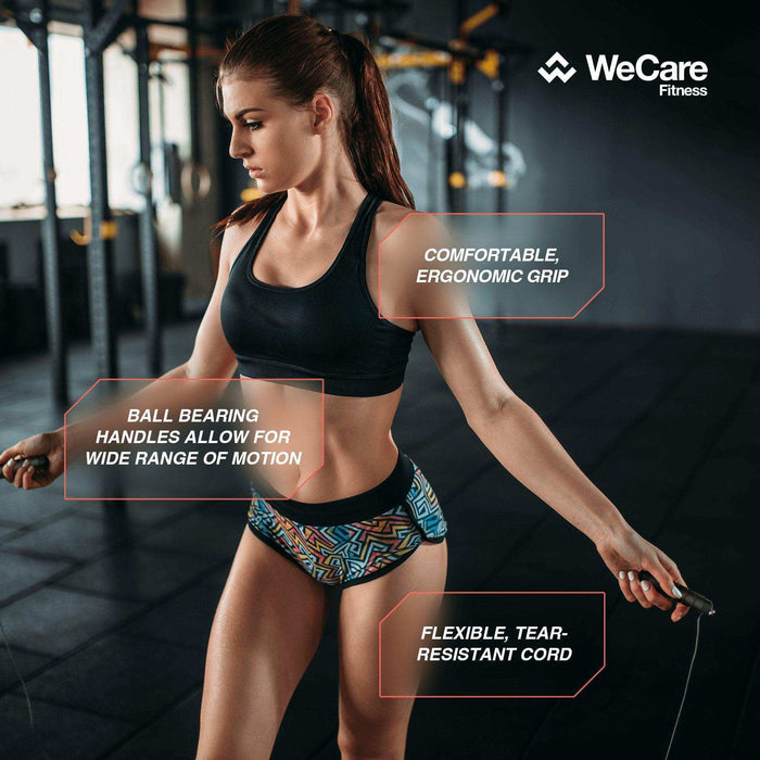 WeCare Fitness Jump Rope 420g with Ball Bearings - Elvoros