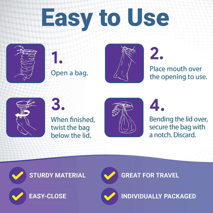 WeCare Kids Disposable Vomit Bags Monster - 5 Pack - Elvoros