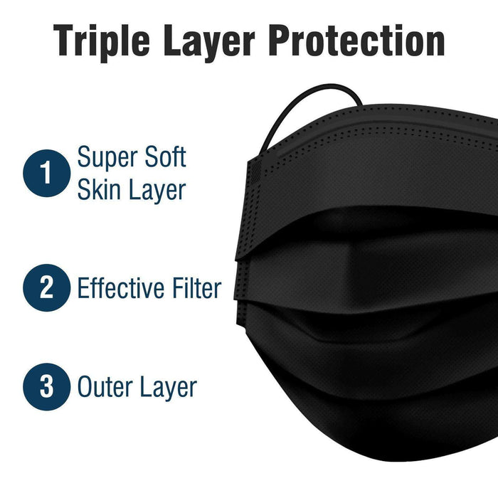 WeCare Midnight Black Masks - Elvoros