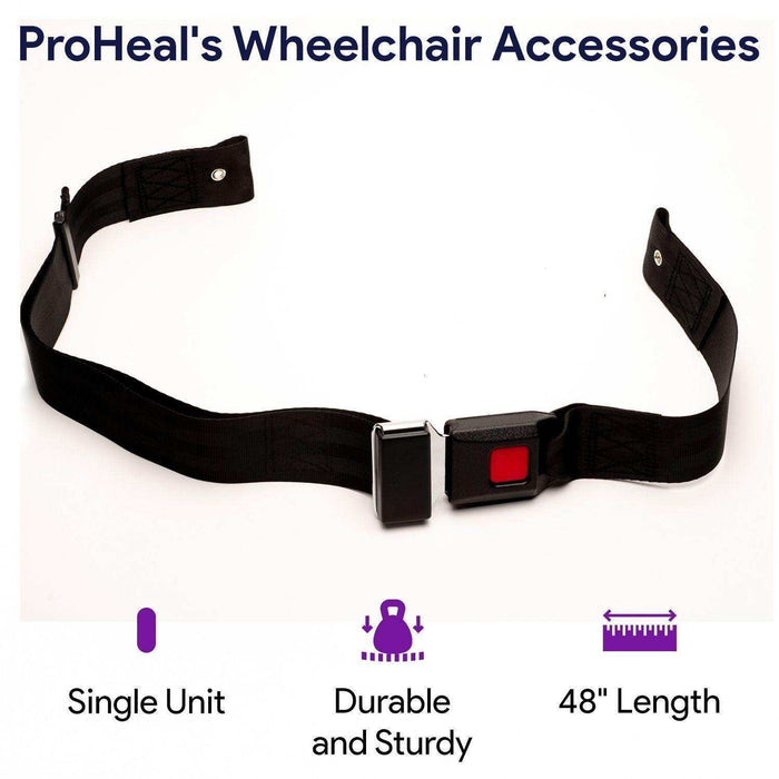 ProHeal Wheelchair Seatbelt With Push Button - Elvoros
