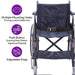ProHeal Wheelchair Seatbelt With Push Button - Elvoros