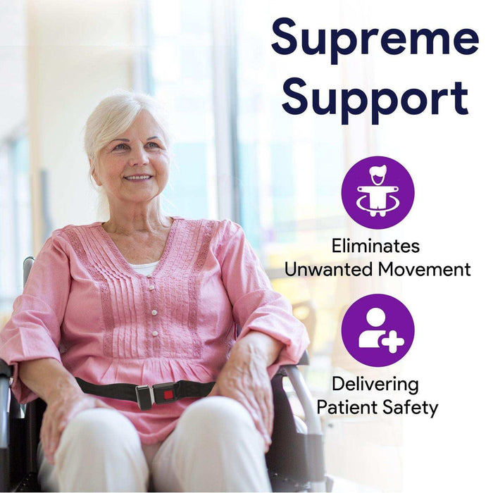 ProHeal Wheelchair Seatbelt With Push Button - Elvoros