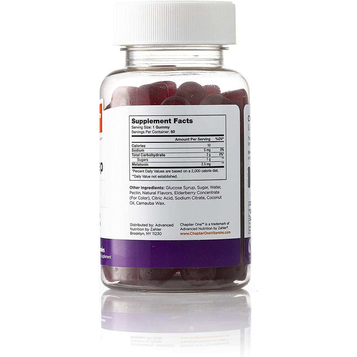 Zahler Chapter One Melatonin Gummies - Elvoros