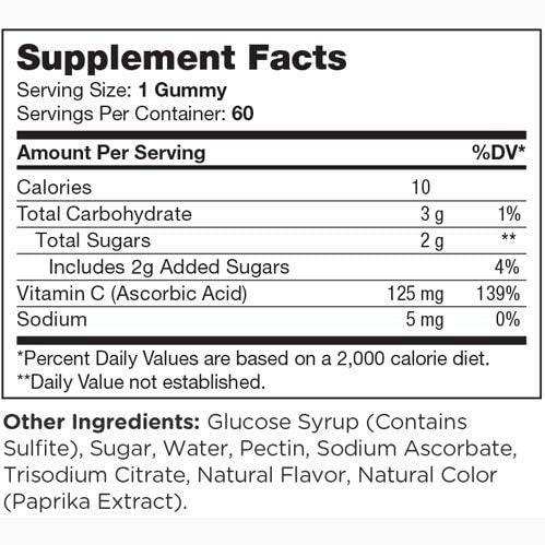Zahler Chapter One Vitamin C Gummies - Elvoros
