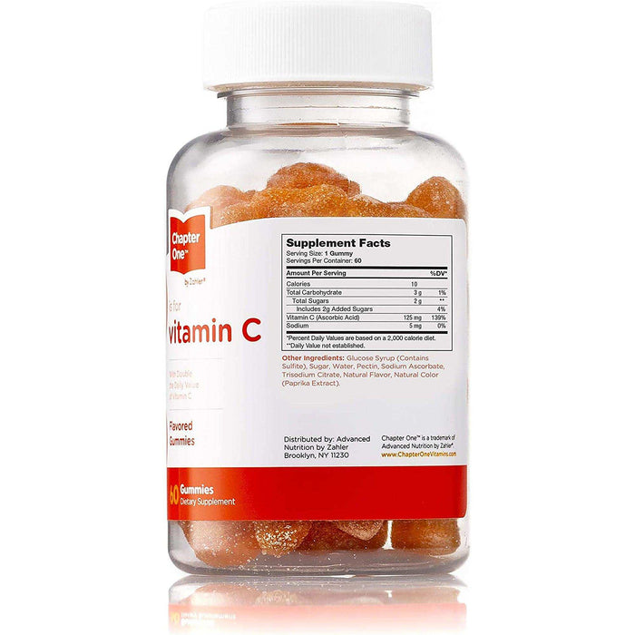 Zahler Chapter One Vitamin C Gummies - Elvoros
