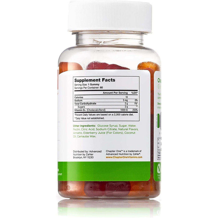 Zahler Chapter One Vitamin D3 Gummies - Elvoros