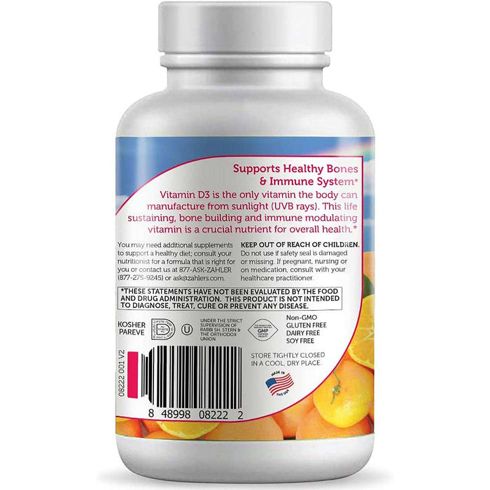 Zahler Junior D3 Chewable Vitamin - Elvoros