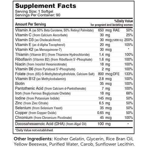 Zahler Mighty Mini One a Day Prenatal - Elvoros