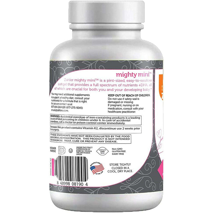 Zahler Mighty Mini One a Day Prenatal - Elvoros