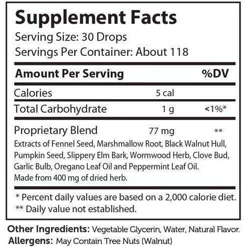 Zahler ParaGuard Advanced Cleanse and Digestive Supplement - Elvoros