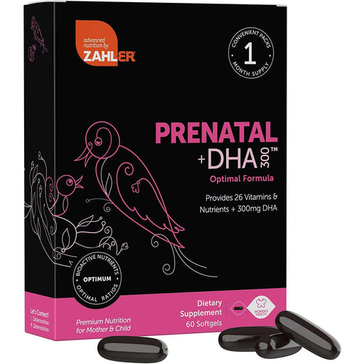 Zahler Prenatal Vitamin with DHA & Folate - Elvoros