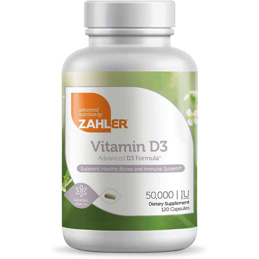 Zahler Vitamin D3 50,000 IU - Elvoros