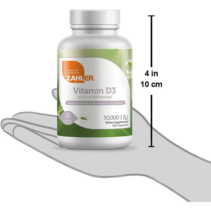 Zahler Vitamin D3 50,000 IU - Elvoros