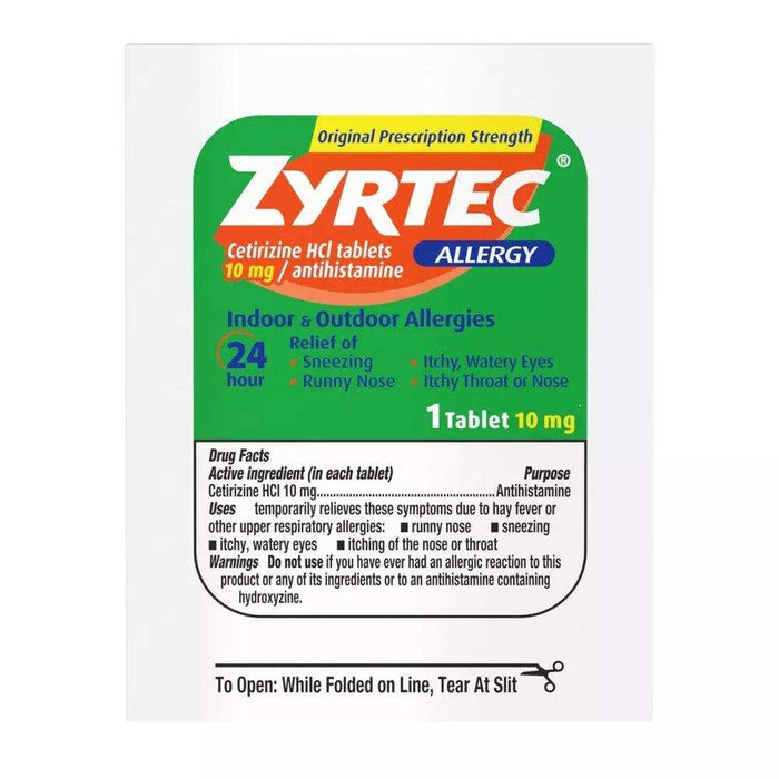 Zyrtec Allergy 10mg Tablets Blister Pack - 14 ct - Elvoros