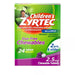 Zyrtec Children's Dye Free Cetirizine 2.5mg Chewables - Grape - Elvoros