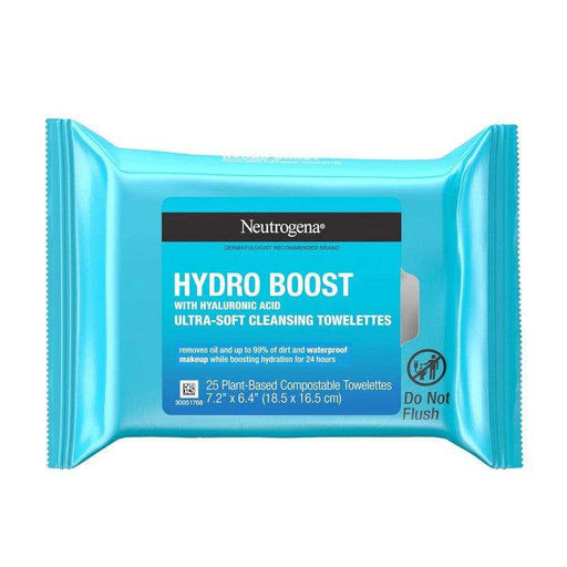Neutrogena Hydro Boost Ultra-Soft Cleansing Towelettes - 25 ct - Elvoros