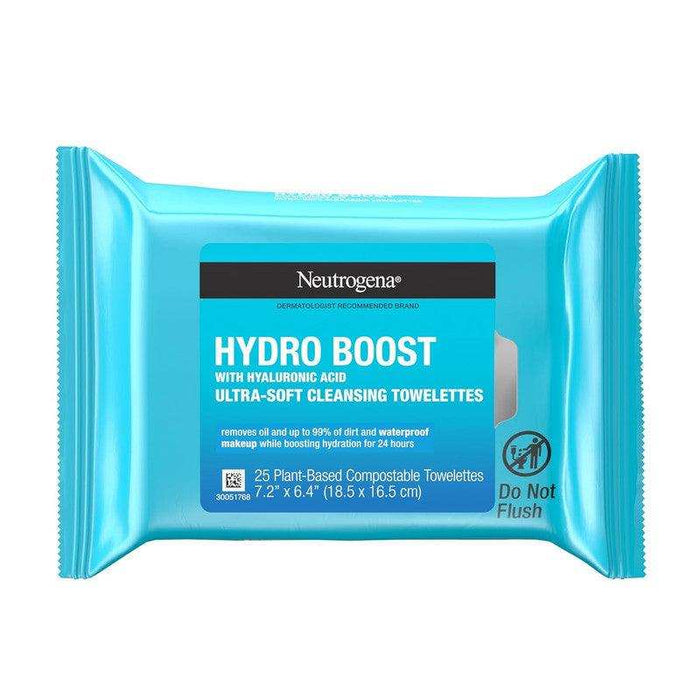 Neutrogena Hydro Boost Ultra-Soft Cleansing Towelettes - 25 ct - Elvoros