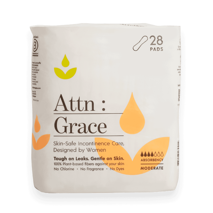 Attn Grace Moderate Pads for Bladder Leaks - Elvoros