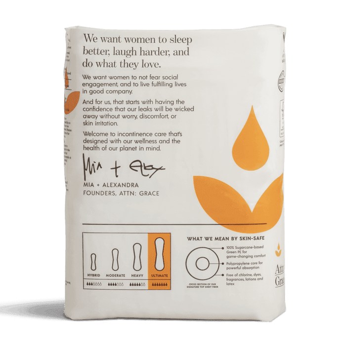 Attn Grace Ultimate Pads for Bladder Leaks - Elvoros
