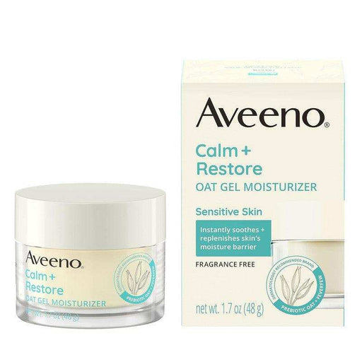 Aveeno Calm+Restore Oat Gel Moisturizer for Sensitive Skin - 1.7 oz - Elvoros