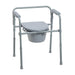 Drive Medical Steel Folding Deep Seat Bedside Commode - Elvoros