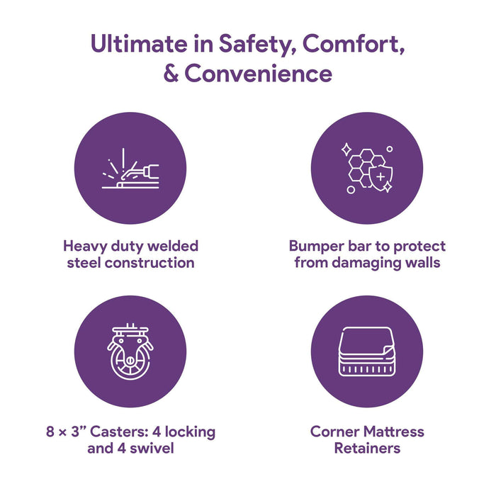 Bariatric Electric Long Term Homecare Expandable Hospital Bed - Elvoros