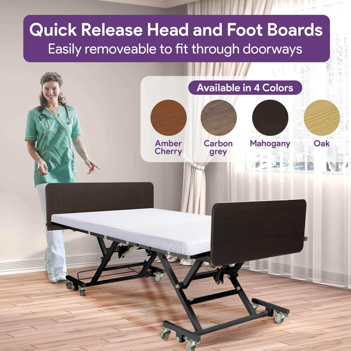 Bariatric Electric Long Term Homecare Expandable Hospital Bed - Elvoros