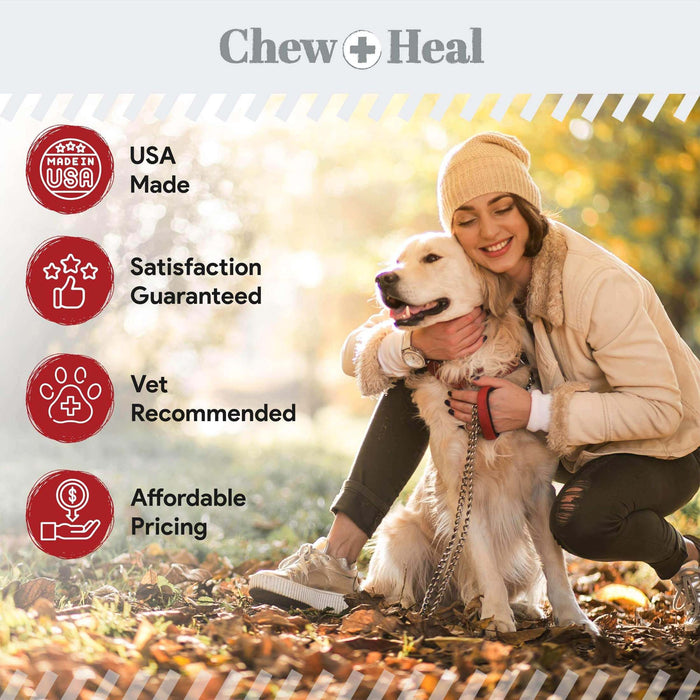 Chew + Heal Pure Wild Alaskan Salmon Oil for Dogs and Cats - 16 oz. Beef Flavored Oil - Elvoros
