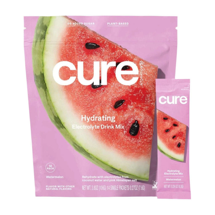 Cure Hydrating Electrolyte Drink Mix - Watermelon - Elvoros