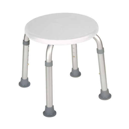 Drive Medical Adjustable Height Bath Stool - White - Elvoros