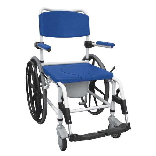Drive Medical Aluminum Shower Commode Wheelchair - Elvoros