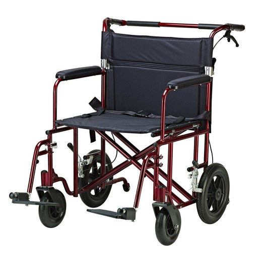 Drive Medical Bariatric Heavy Duty Transport Wheelchair - Elvoros