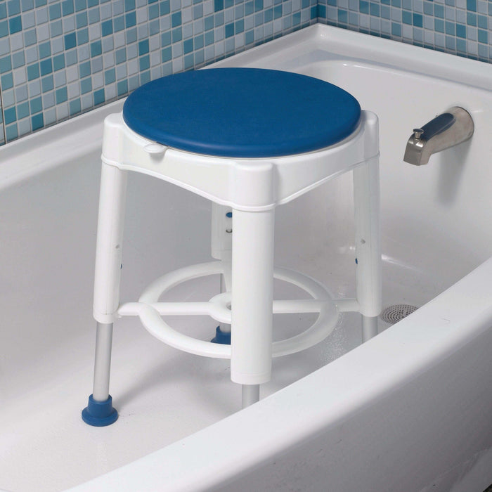 Drive Medical Bathroom Safety Swivel Seat Shower Stool - Elvoros