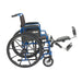 Drive Medical Blue Streak Wheelchair with Flip Back Desk Arms - Elvoros