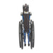 Drive Medical Blue Streak Wheelchair with Flip Back Desk Arms - Elvoros